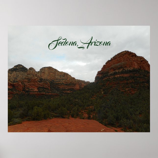 Sedona Natural Red Rocks Poster (Vorne)