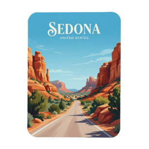 Sedona Red Rock Loop Road Arizona Magnet