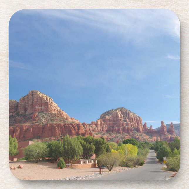 Sedona Red rocks Getränkeuntersetzer (Vorderseite)