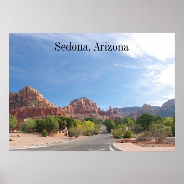 Sedona Red rocks Poster (Vorne)