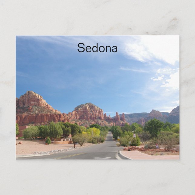 Sedona Red rocks Postkarte (Vorderseite)