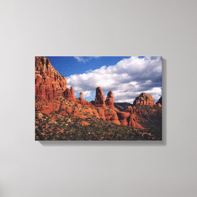 Sedona Red Rocks Wrapped Canvas Leinwanddruck (Vorderseite)