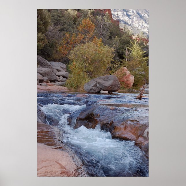Sedona Slide Rock Print Poster (Vorne)