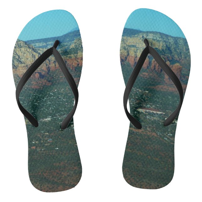 Sedona und Coffee Pot Rock von oben Flip Flops (Fußbett)