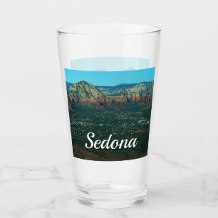 Sedona und Coffee Pot Rock von oben Glas