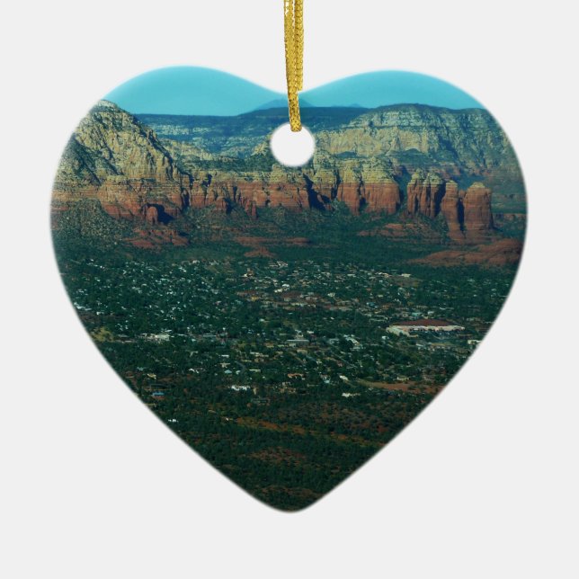 Sedona und Coffee Pot Rock von oben Keramikornament (Vorne)