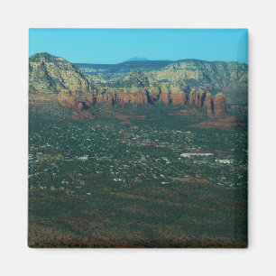 Sedona und Coffee Pot Rock von oben Magnet