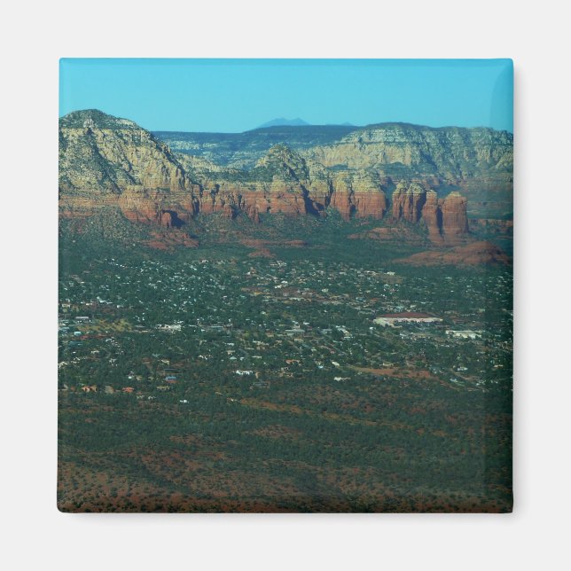 Sedona und Coffee Pot Rock von oben Magnet (Vorne)