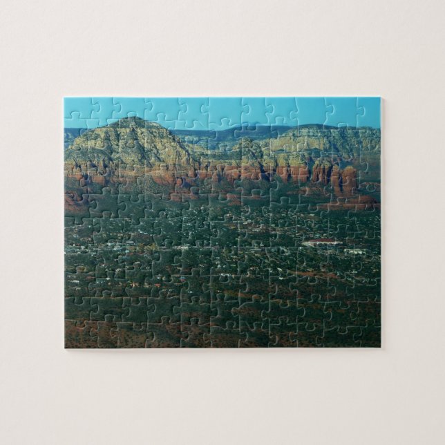 Sedona und Coffee Pot Rock von oben Puzzle (Horizontal)