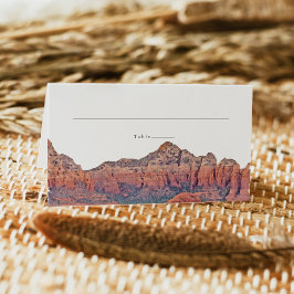 SEDONA Watercolor Wüste Hochzeiten Platzkarten