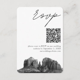 Sedona Wedding Modern UAWG QR Code Begleitkarte