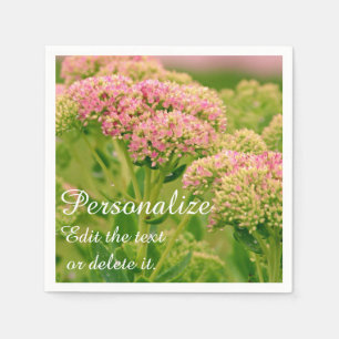 Sedum Herbst Joy Blume Paper Party Napkins Serviette