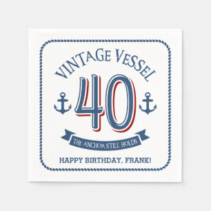 See40. Geburtstag Serviette
