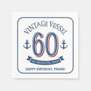 See60. Geburtstag Serviette