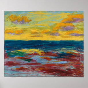 See abseits von Alsen Emil Nolde Poster