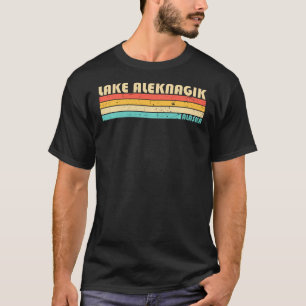 See Aleknagik Alaska Camping Sommerlicher Fisch T-Shirt