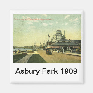 See-Allee, Asbury Park, NJ 1909 Vintag Magnet
