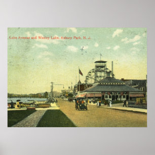 See-Allee, Asbury Park, NJ 1909 Vintag Poster