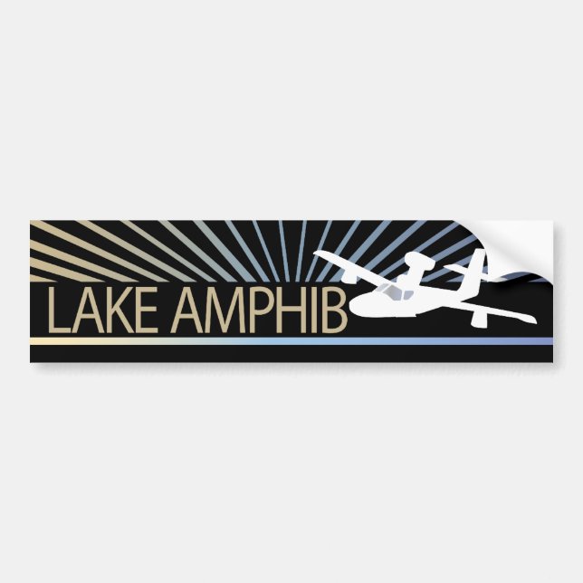 See Amphib Luftfahrt Autoaufkleber (Vorne)