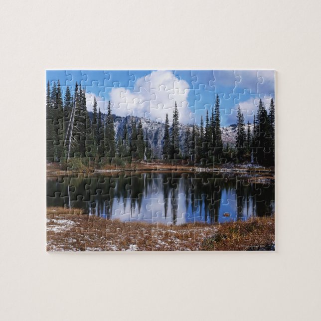 See an Nationalpark des Mount Rainier Puzzle (Horizontal)