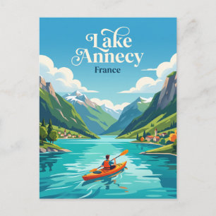 See Annecy, Frankreich Postkarte