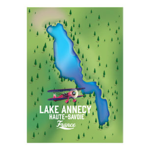 See Annecy,Haute-Savoie ,Frankreich Fotodruck