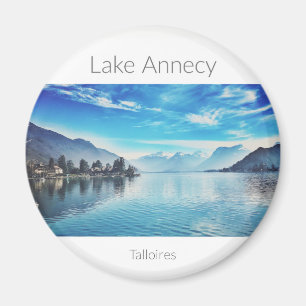 See Annecy, Haute-Savoie runder Magnet
