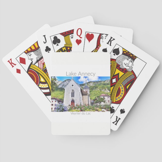 See Annecy - Veyrier Spielkarten (Rückseite)