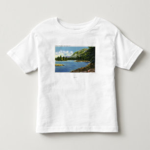 See-Ansicht des Elefant-Berges Kleinkind T-shirt