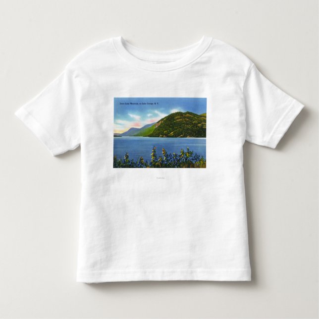 See-Ansicht des Rotwild-Sprungs-Berges Kleinkind T-shirt (Vorderseite)
