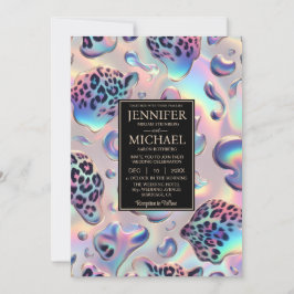 SEE BACK All-In-One Exotic Posh Wedding Invitation Einladung