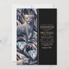 SEE BACK All-In-One Exotic Posh Wedding Invitation Einladung