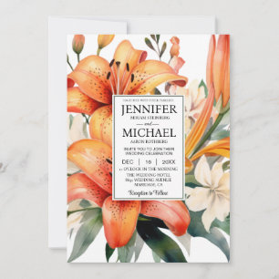 SEE BACK All-in-One Tiger Lily Einladung Hochzeit