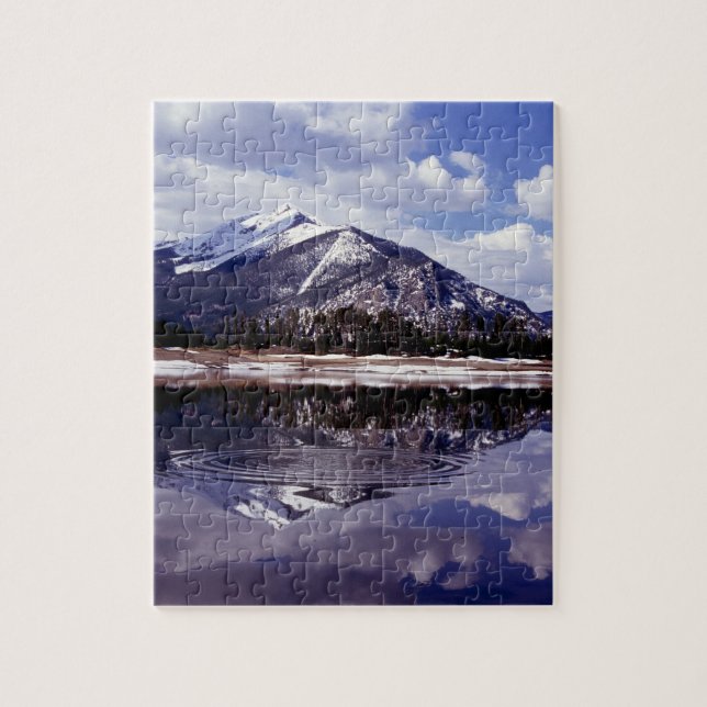 See bei Rocky Mountains Colorado Puzzle (Vertikal)