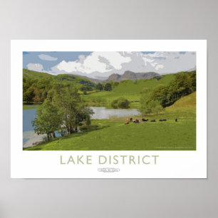 See-Bezirks-Eisenbahn-Plakat Poster