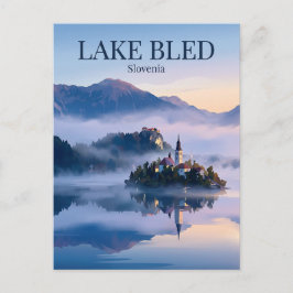 See Bled Slowenien Postkarte