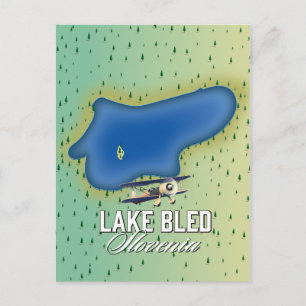 See Bled Slowenien Postkarte