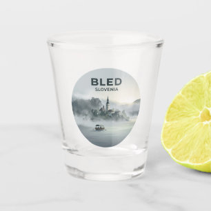 See Bled Slowenien Schnapsglas