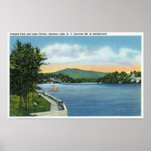 See-Blume, Scarface Mt im Abstand Poster