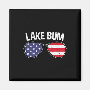 See Bum See Leben Booten Fischen Camping Lagerfeue Magnet