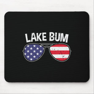 See Bum See Leben Bootsfahren Angeln Camping Lager Mousepad