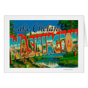 See Chelan, Washington - große Buchstabe-Szenen