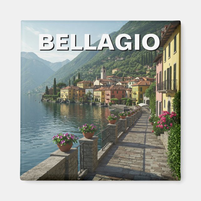 See Como Bellagio Italien Reisen Magnet (Vorne)