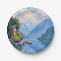 See Como, Italien Gemälde Wasserfarbe