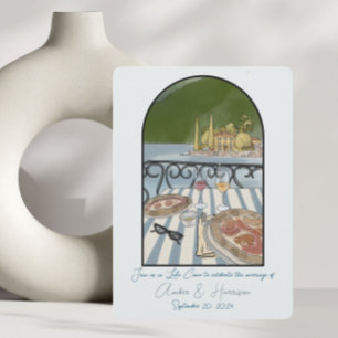 See Como Italien Hochzeit retten Datum Einladung