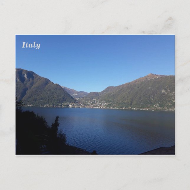 See Como, Italien Postkarte (Vorderseite)