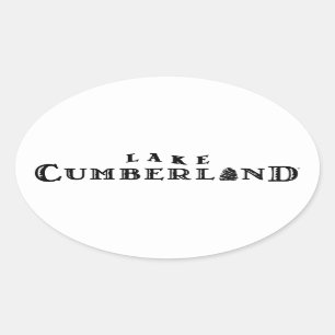 See Cumberland Ovaler Aufkleber