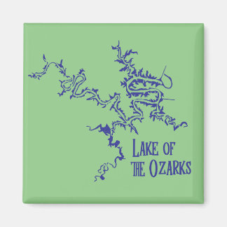 See der Ozarks Karte Magnet