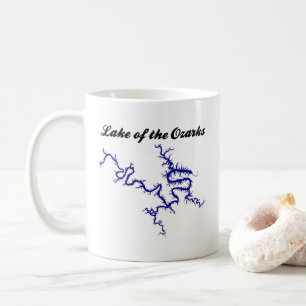 See des Ozark Missouri Blaue Uferlinie Kaffee Kaffeetasse