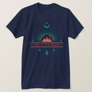See des Ozarks boho Regenbogenmondes T-Shirt
